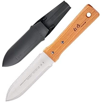 Nisaku NJP6510 Namibagata Hori Knife with Hard Sheath